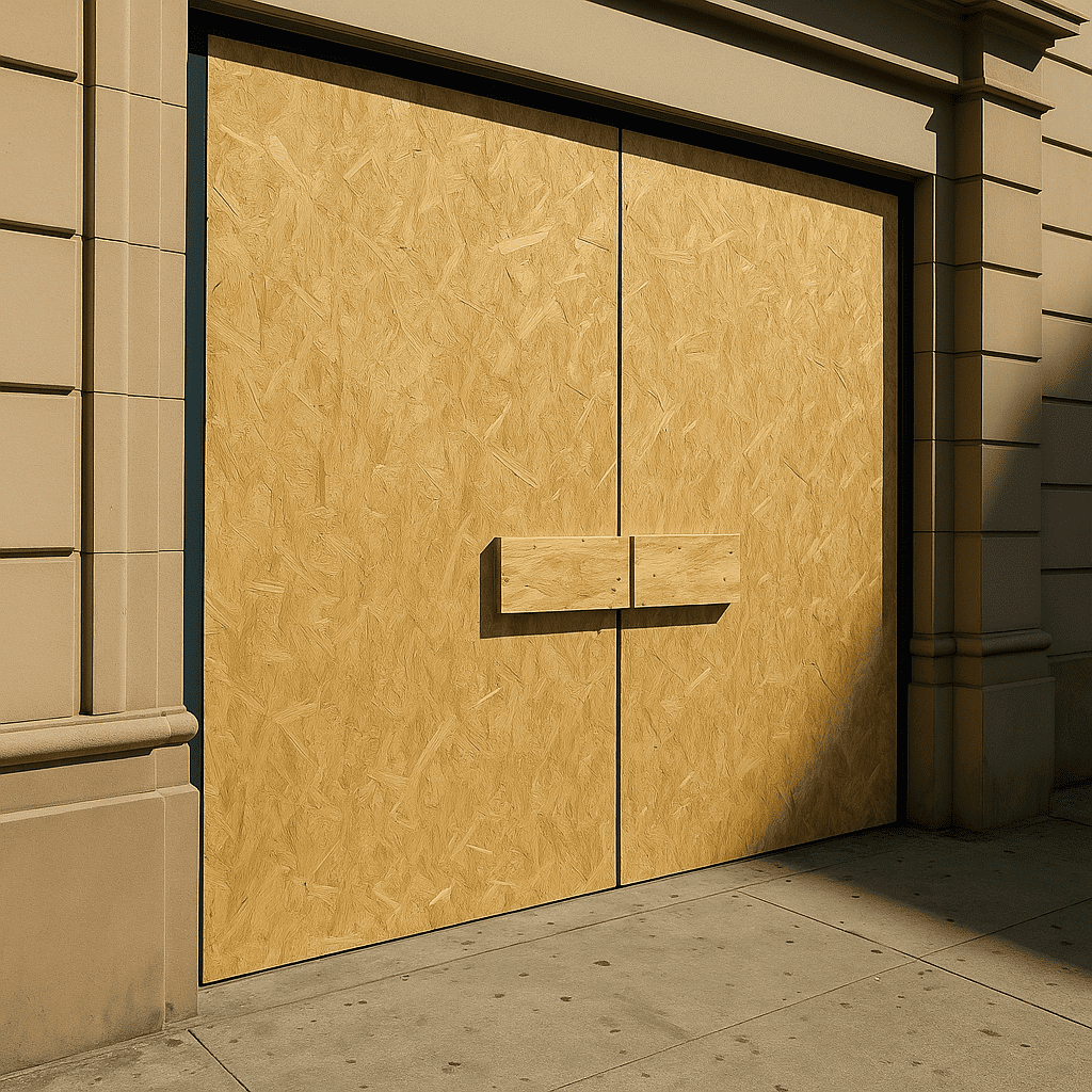 Storm board-up service