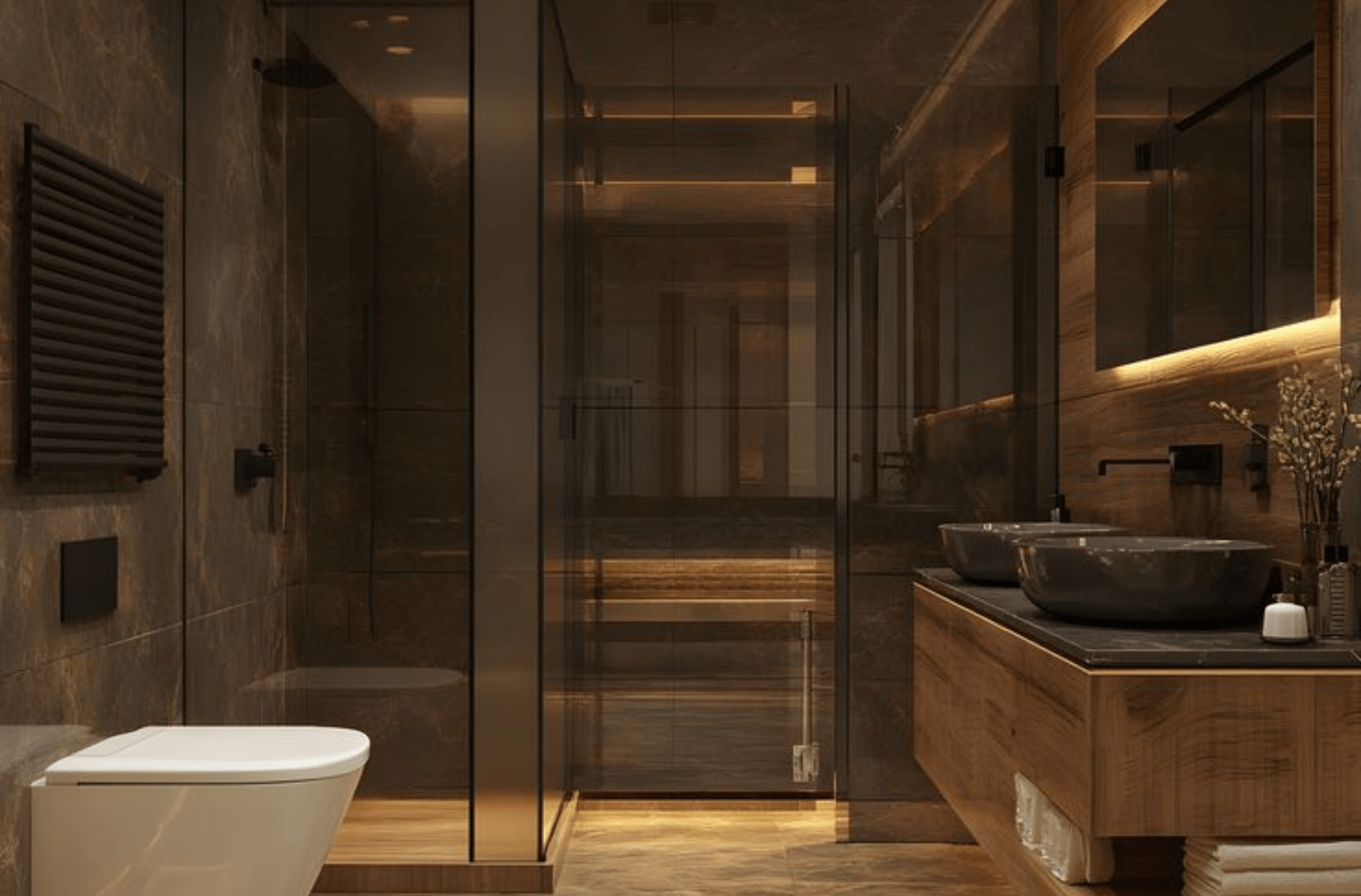 Custom Shower Enclosure